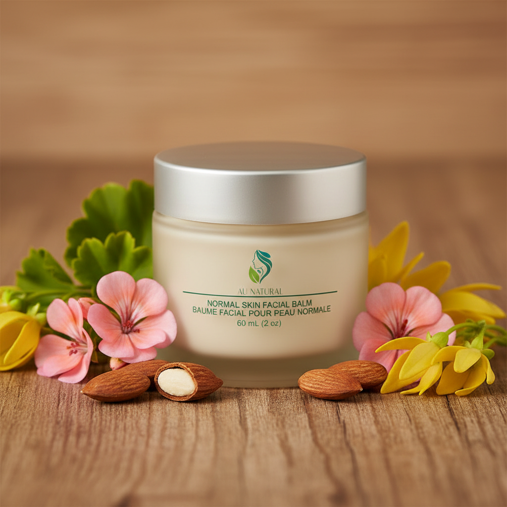 Normal Skin Facial Balm Lifestyle on Wood